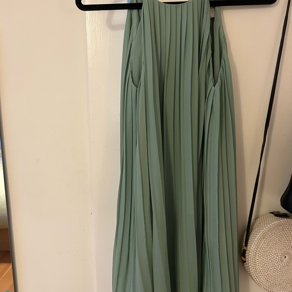 Pleated Chiffon Dress - Picture 2 of 4